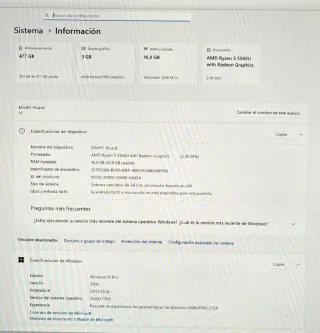Mini PC Trigkey S5 Ryzen 5 16GB RAM 500GB NVMe