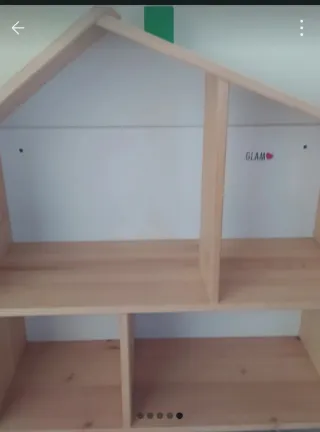 Casa delle bambole in legno