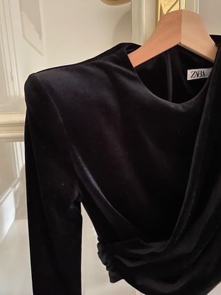 Top in velluto Zara