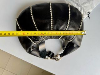 Borsa Gai Mattiolo nera con strass