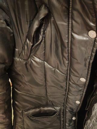 Piumino lungo donna con cappuccio