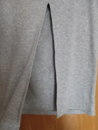 Vestido gris Stradivarius Talla M