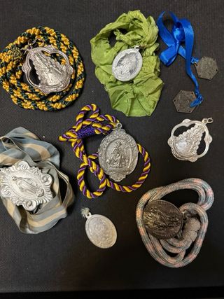 Lote Medallas Religiosas Antiguas