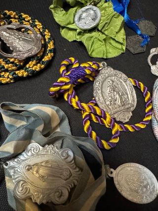 Lote Medallas Religiosas Antiguas