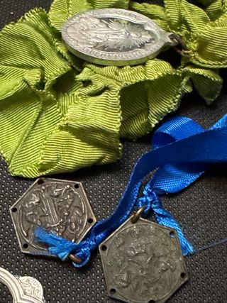 Lote Medallas Religiosas Antiguas