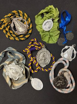 Lote Medallas Religiosas Antiguas