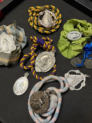 Lote Medallas Religiosas Antiguas