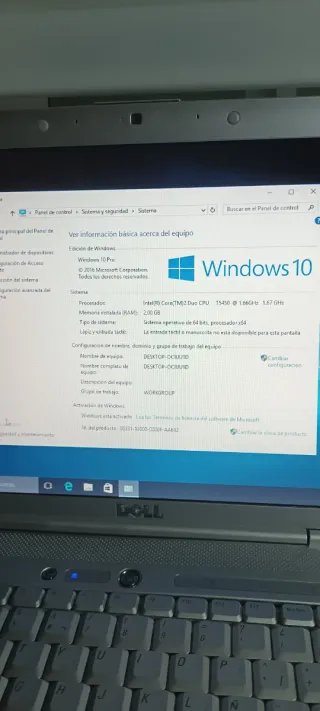 Portátil Dell Plata