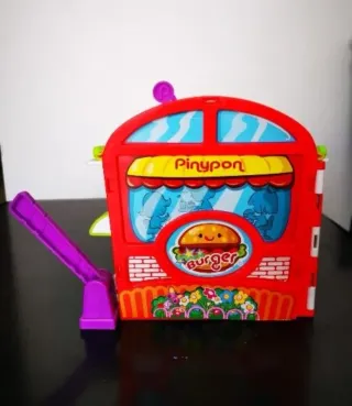 Pin y Pon Hamburguesería Burger King Con 3 Muñec@s