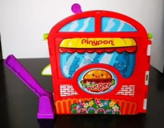 Pin y Pon Hamburguesería Burger King Con 3 Muñec@s