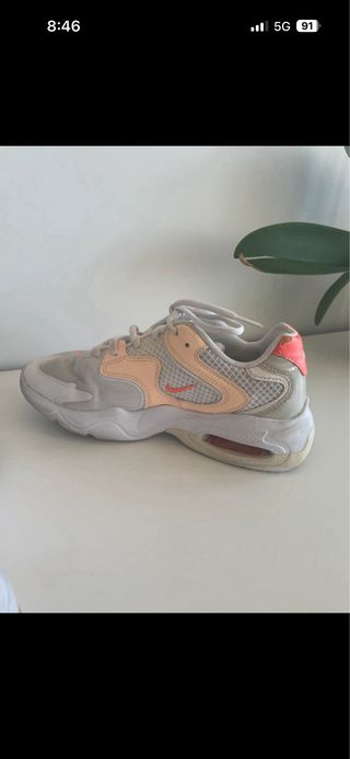 Nike Airmax 2x Naranja Blanco