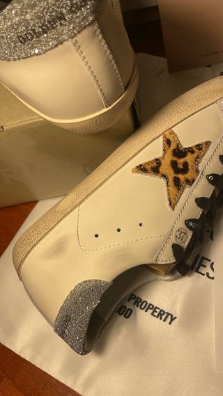 Golden Goose Superstar Tg 37 Pelle Bianca