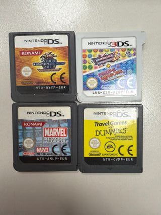 Lote 4 Juegos Nintendo DS/3DS