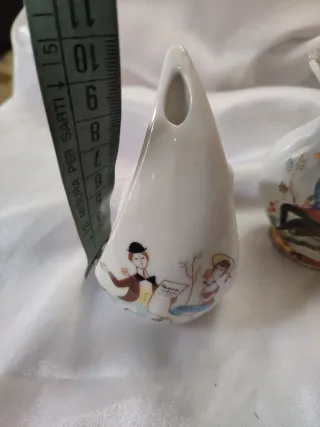 Set 3 mini lattiere porcellana decorate