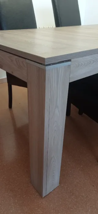 Mesa de comedor extensible madera