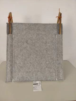 Casetta per gatti in feltro grigio