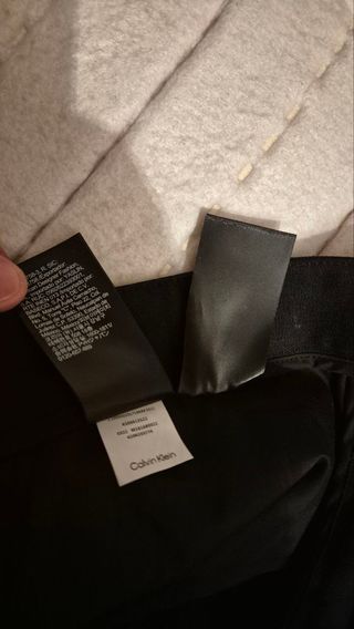 Pantaloni eleganti Calvin Klein neri