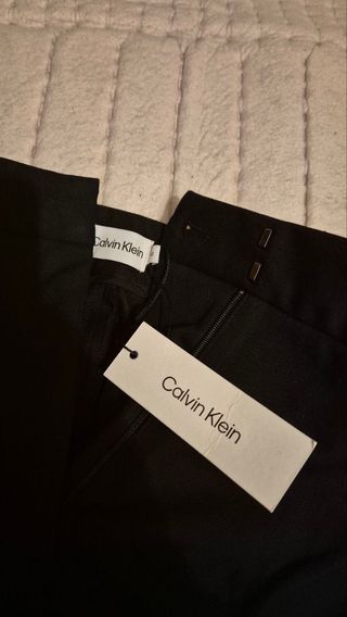 Pantaloni eleganti Calvin Klein neri