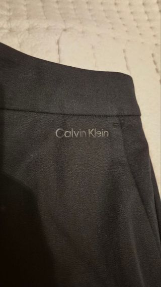 Pantaloni eleganti Calvin Klein neri