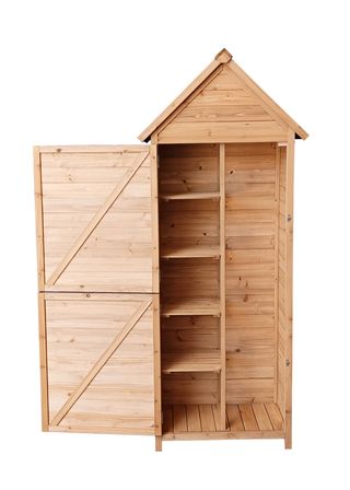 Armario Exterior Madera Cobertizo Caseta