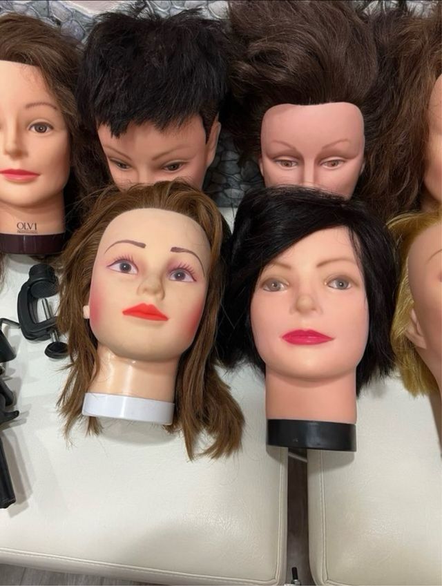 Testa di manichino con supporto