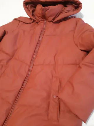 Anorak chica EASY WEAR marrón/rojo