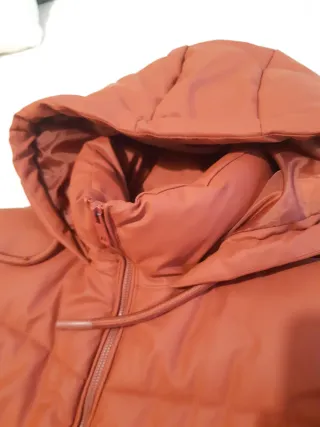 Anorak chica EASY WEAR marrón/rojo