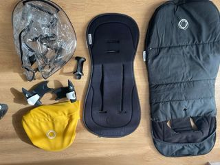 Bugaboo Bee 5, silla + capazo + accesorios