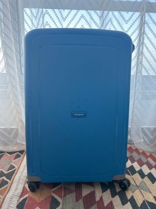 Maleta de viaje Samsonite azul grande