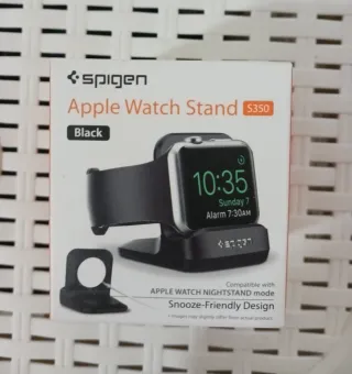 Soporte Spigen Apple Watch S350 Negro