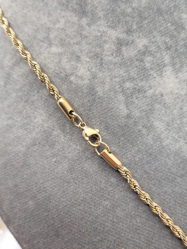 Collar Cruz Egipcia Ankh Dorado