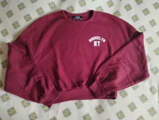 Sudadera Bershka Brooklyn NY Talla S