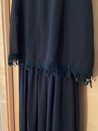 Abito lungo nero donna