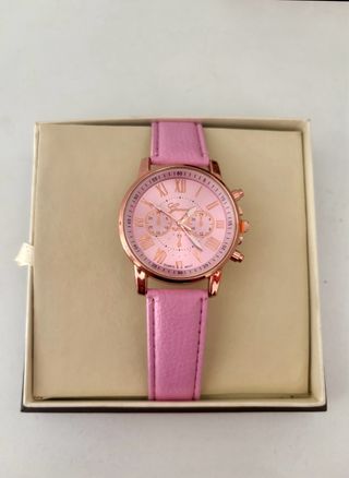 Orologio Geneva Platinum Rosa Nuovo