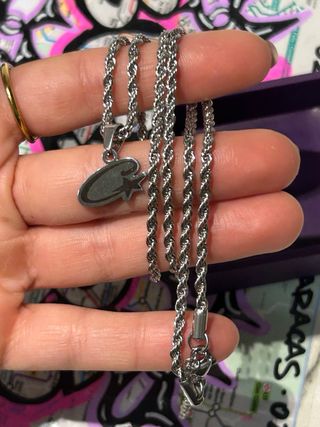 Collar Corteiz Cadena Salomónica Plata