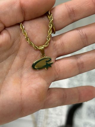 Collar Corteiz Cadena Salomónica Dorada