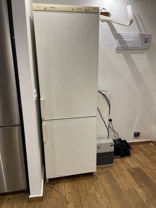 Nevera grande blanca