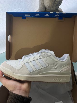 Adidas Forum Low Beige/Blanco