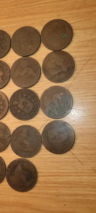 Lote de 18 monedas antiguas