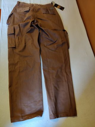 Pantaloni cargo BY uomo marroni nuovi