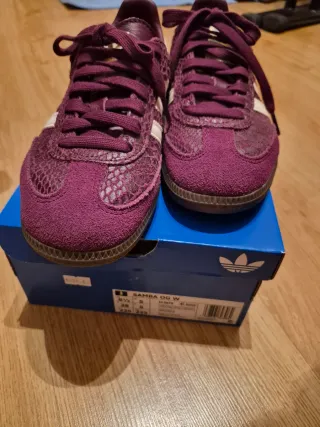 Zapatillas Adidas Samba Granate Talla 38