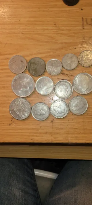 Lote de 13 monedas antiguas