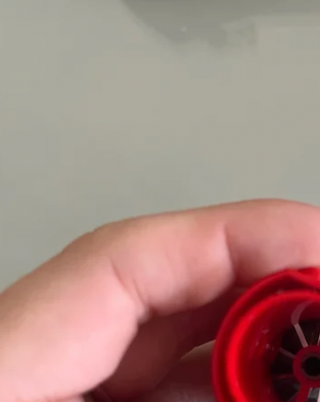 2 Motores de Avión LEGO Rojos