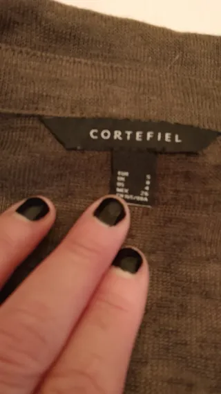 Camisetas Cortefiel beige y marrón