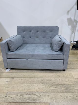 Sofá Cama Gris Tela