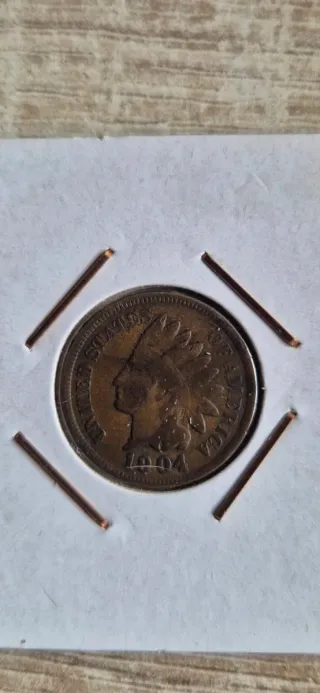 1 Centavo USA 1904 Cabeza de Indio