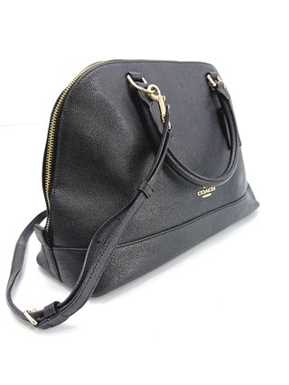 Bolso Coach Piel Negra Bandolera