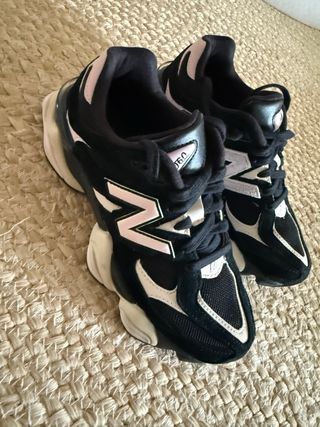 New Balance 90/60 Negro/Rosa Talla 37.5