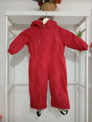 Mono de Nieve Rojo para Niños