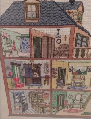 Cuadro Punto de Cruz Grande